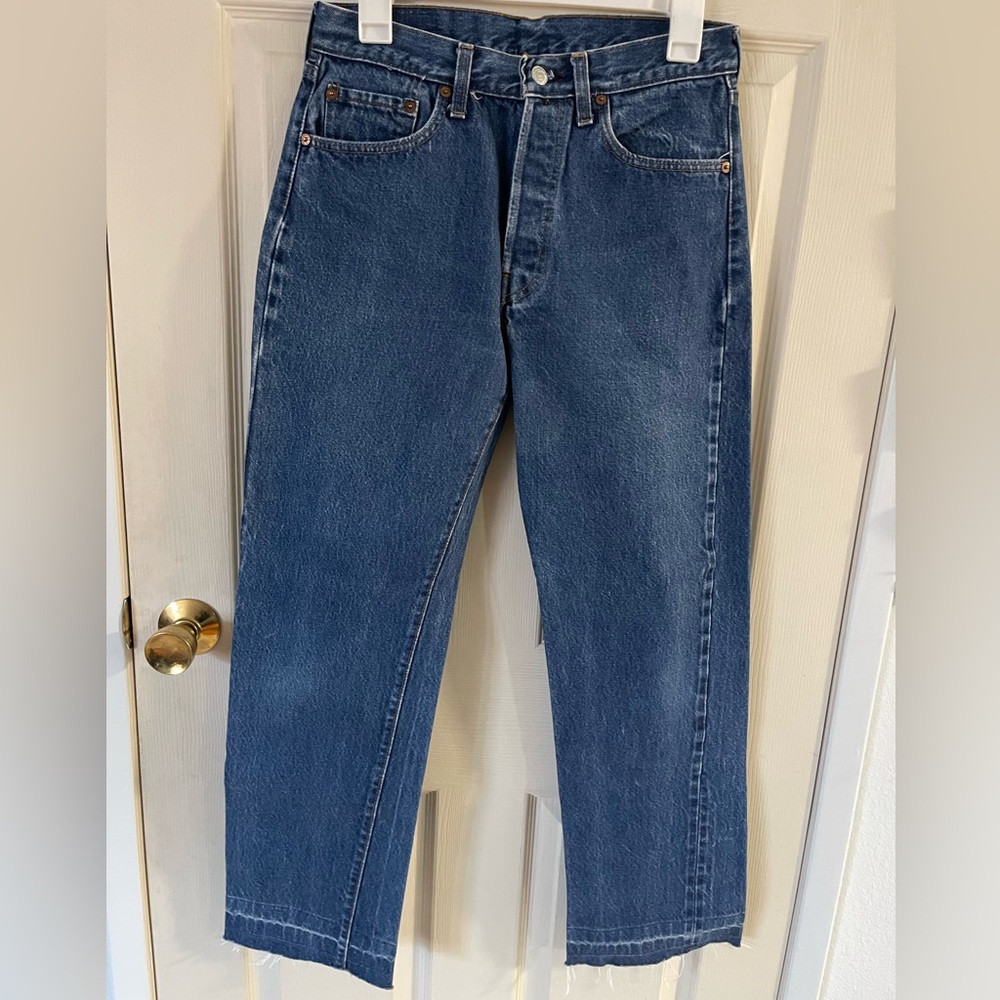 Vintage Levi’s 501 Selvedge USA made 80s men’s size 31x36 fit 28x29